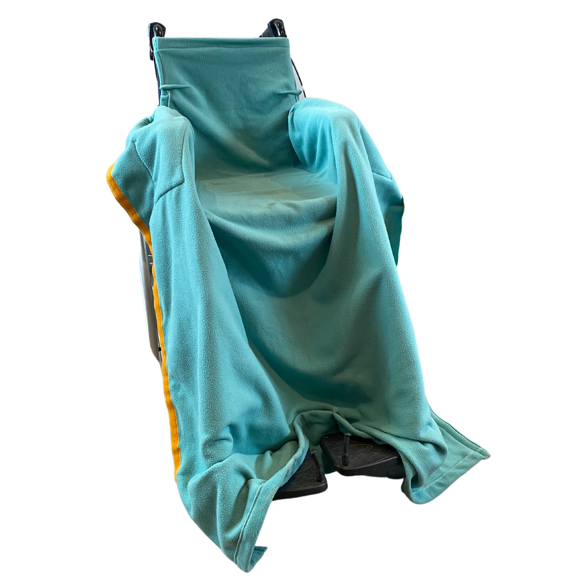 Wheelchair Fleece Leg Wrap TEAL BundleBean