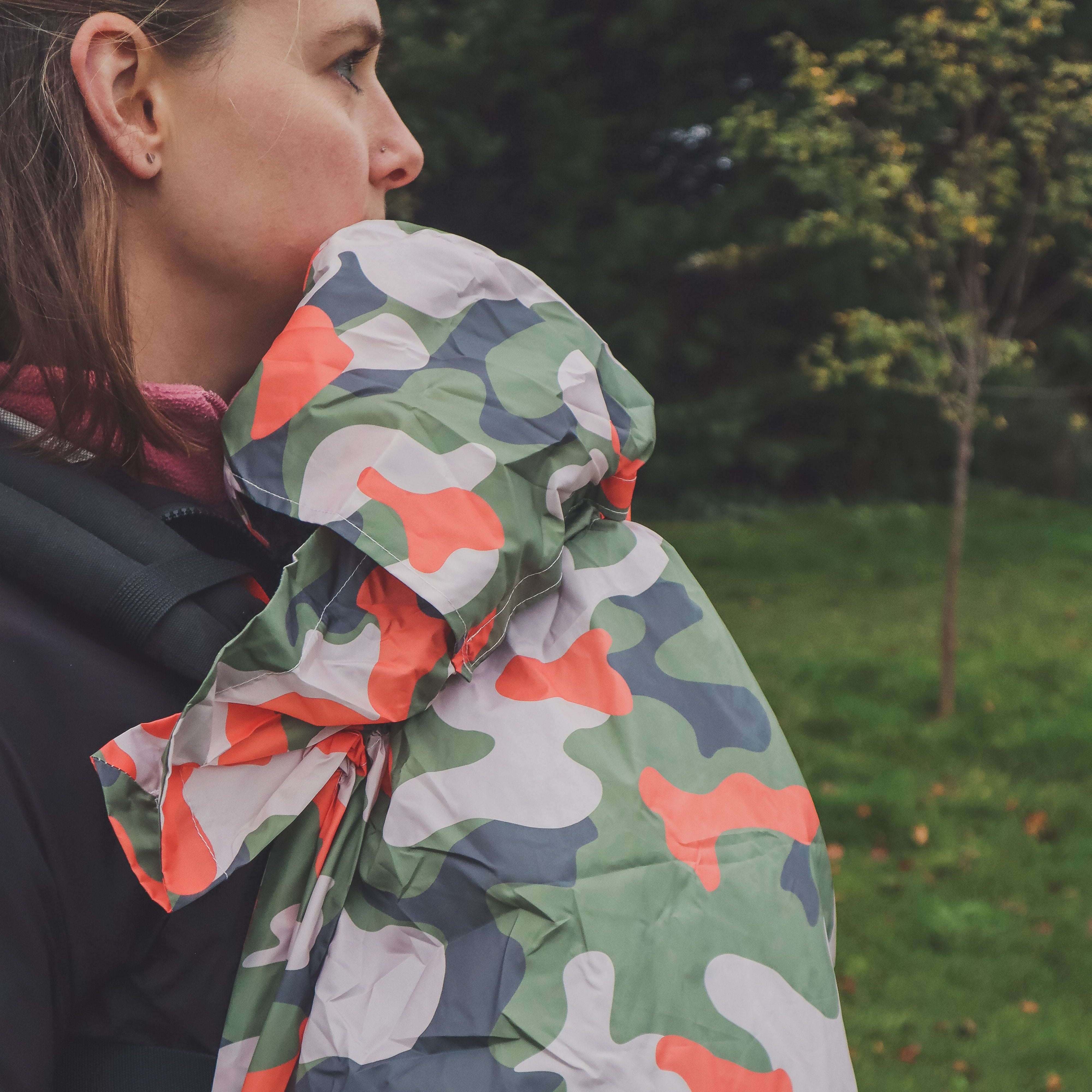 BabyWearing Raincover  -  KHAKI CAMO