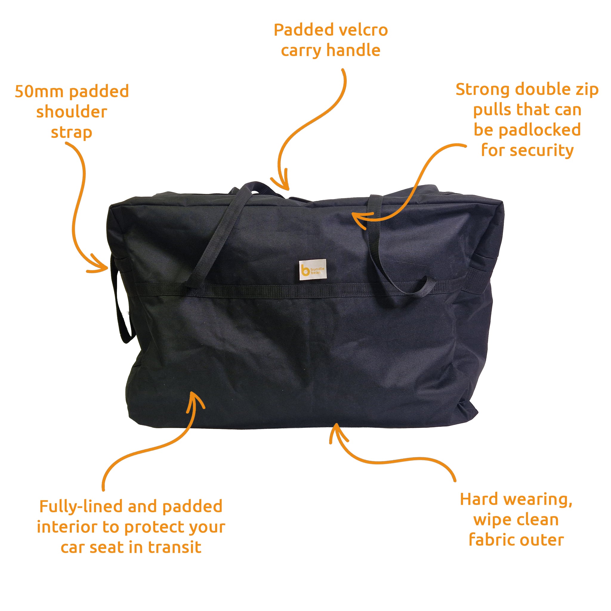 cybex aton car seat travel bag Flight / Travel Storage Bag For Car Seat – BundleBean