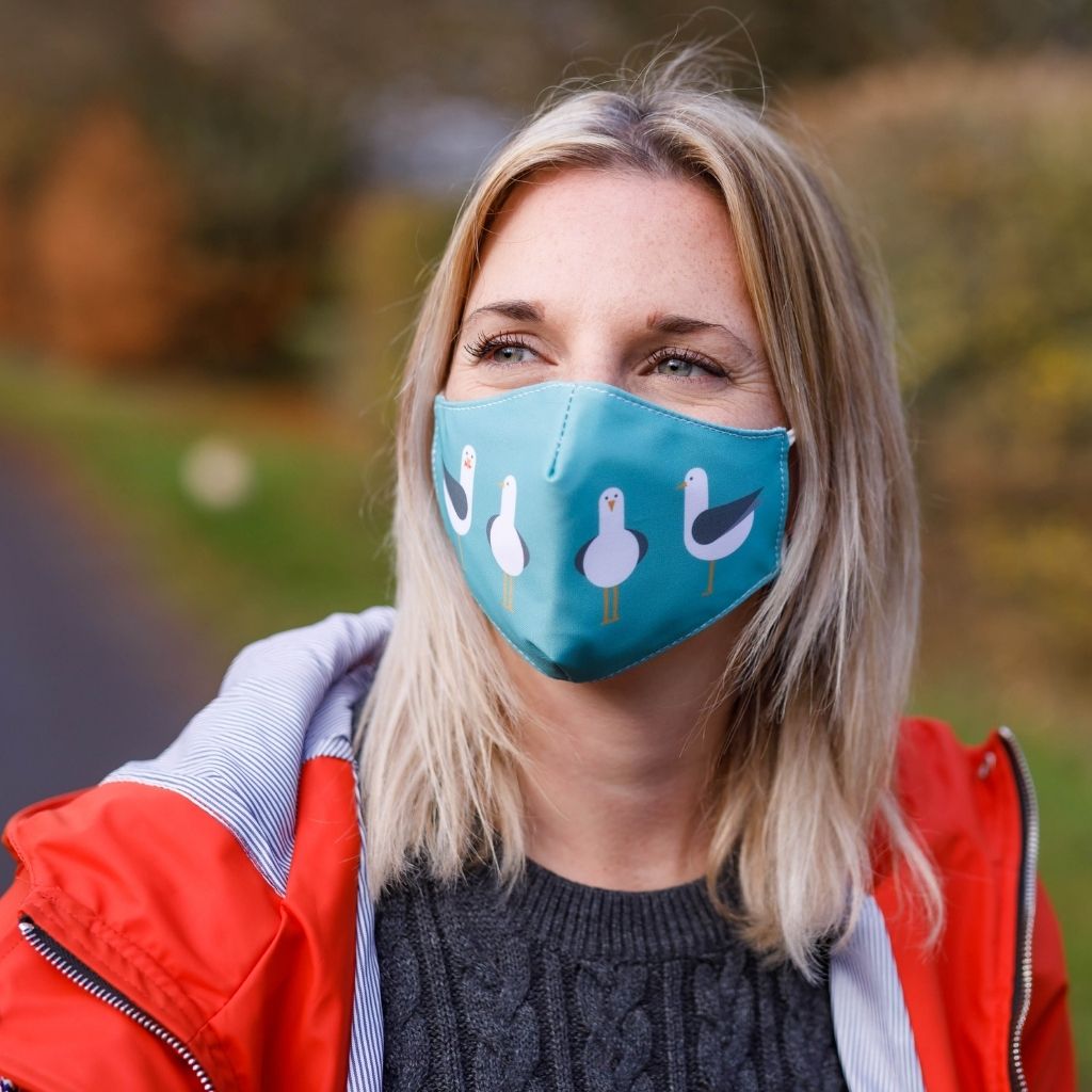 Seagull face mask with HeiQ Viroblock technology