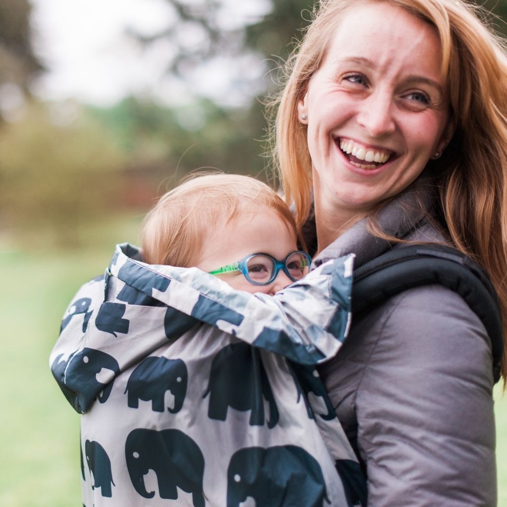 BabyWearing Raincover GREY ELEPHANT BundleBean